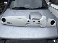 FIAT 500 DASHBOARD TRIM SURROUND WHITE  COVER DASH PANEL 07-15