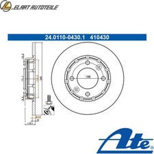 2x BRAKE DISCS 24.0110-0430.1