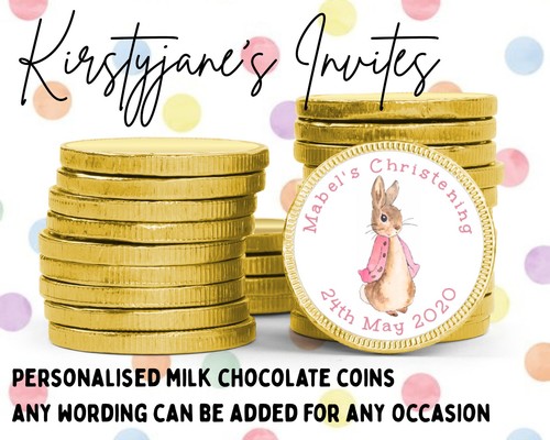 Personalised chocolate coins - personalised,