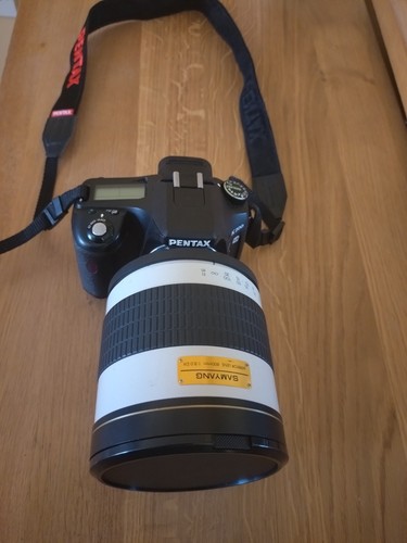 Pentax k200 with samyang - pentax, 800mm