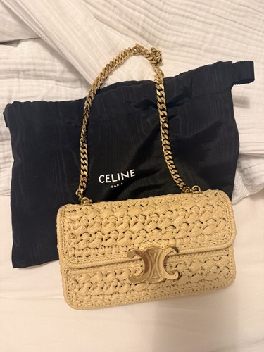 Celine raffia effect claude - celine,