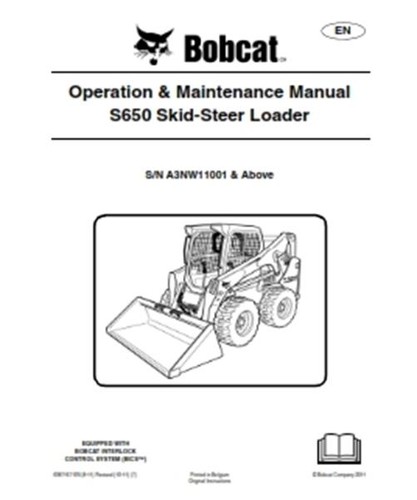 Bobcat s650 skid steer loader - skid,
