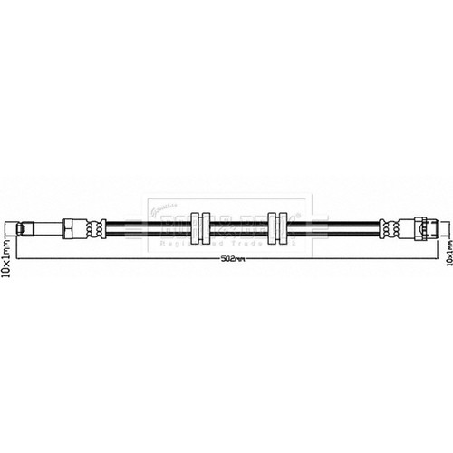Brake hose for bmw - for,
