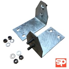 Galvanised pair seat belt reel - pair,