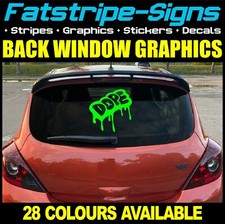 DOPE CAR BACK WINDOW GRAPHICS