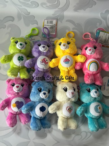 Bnwt plush care bears keyring - plush,