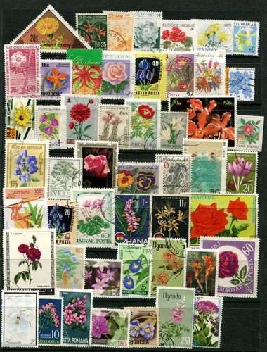 Flowers stamps packet of - flowers,