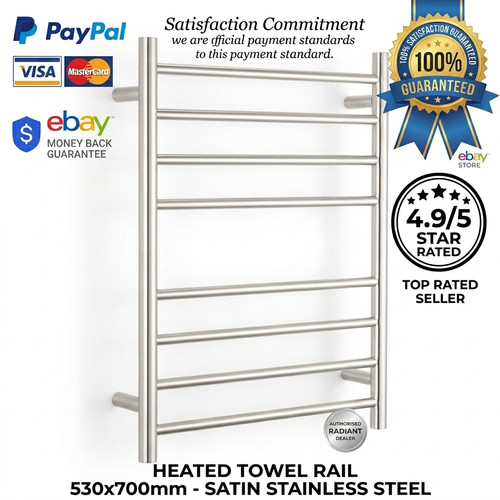 Multitude round bar - round, heated