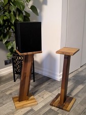 Custom Walnut Speaker Stands