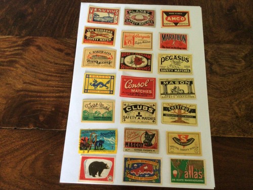 Matchbox labels mixed - matchbox, (21)