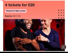 4 x Cineworld Cinema Ticket Valid any day QUICK DELIVERY – Read Description