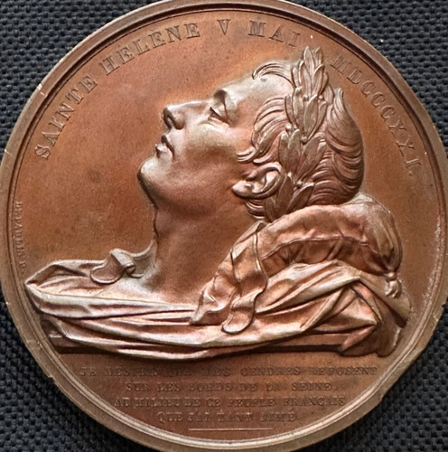 Antique medal 19th napoleon - antique,