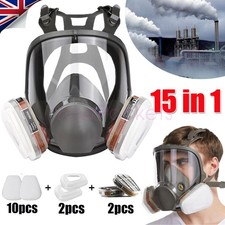 6800 Reusable Respirator Mask Anti-Dust Gas Mask for Spray Painting Sanding Dust