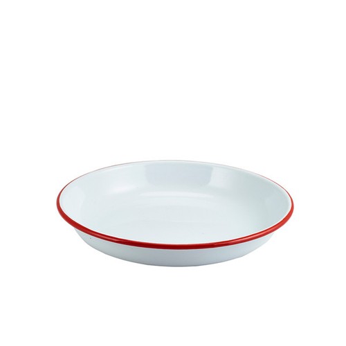 24cm enamel dinner - plates, set