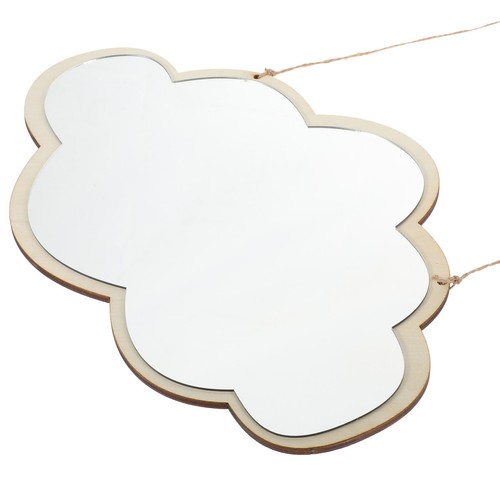 Cloud wooden mirror modern - cloud,