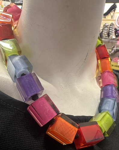 Chunky multicoloured plastic - chunky,
