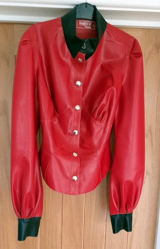 Latex rubber blouse honour - blouse, by