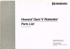HOWARD GEM V PETROL ROTAVATOR