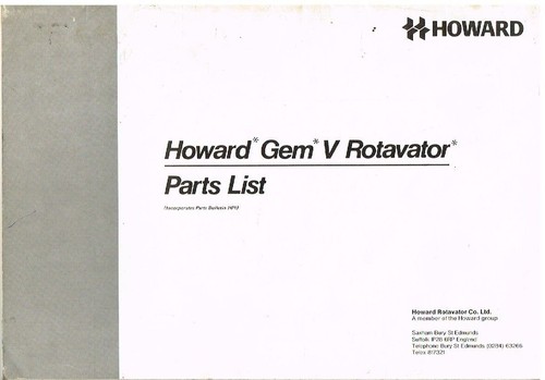 Howard gem petrol - petrol, rotavator