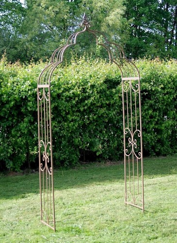 Metal garden arch cream - garden, or