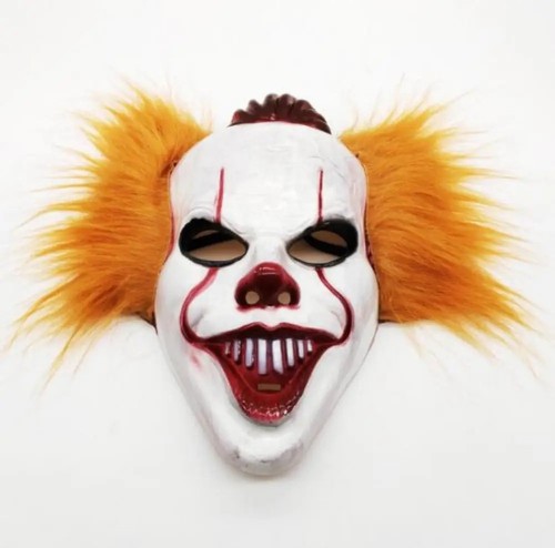 Scary clown mask - scary,
