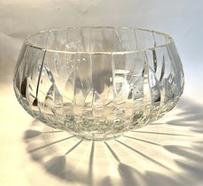 Stuart Crystal X Large Cut Glass ‘PRISM’ Bowl by John Luxton 1960s. VGC