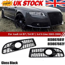 Bumper Fog Light Honeycomb Lower Grille Grill GZ.D114KL For Audi A4B7 S-Line S4