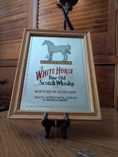 White horse whisky - white, mirror