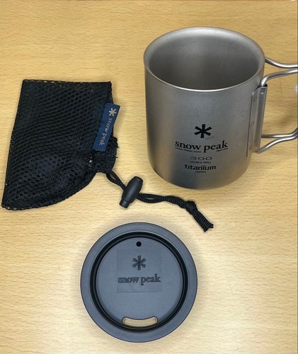 Snow peak titanium double mug - double,