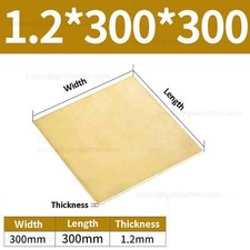 Brass sheet various - , sizes