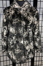BHS Tammy Coat 12-13 Years Animal Leopard Faux Fur Soft Winter School Small