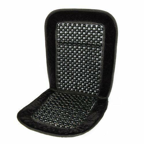 Black wooden bead beaded - black,