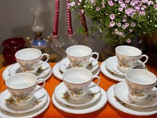 mayfair pottery used tea set bone china