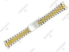 19mm 2-Tone S/S G/P Replacement Jubilee Watch Strap Bracelet FOR Rolex Datejust