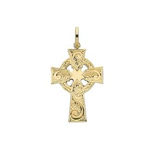 9ct Yellow Gold Cross Pendant