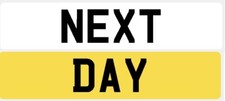 NEXT DAY Show Plates - Numberplates front rear pair - custom replacement plates