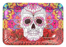 Real Leaf Metal Rolling Tray