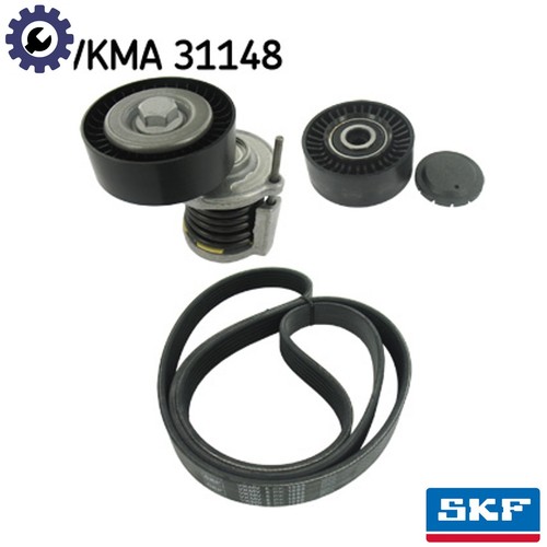 Vribbed belt set vkma - vribbed,