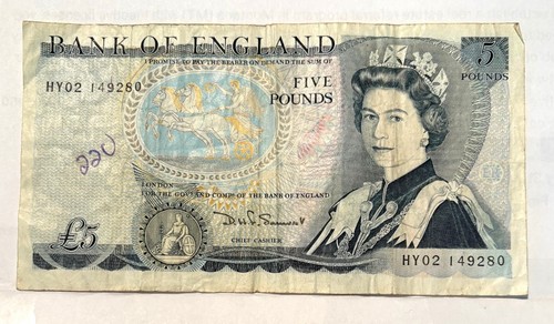 Bank england pound note - of,