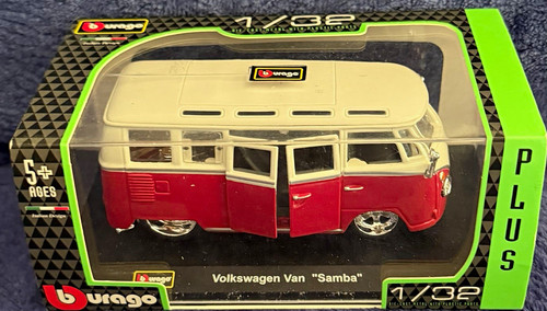 Bburago plus volkswagen samba - volkswagen,