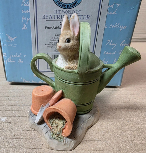 Peter rabbit with watering can - peter,
