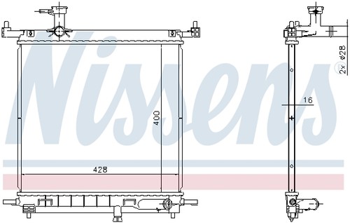 Fits nissan micra radiator - fits,