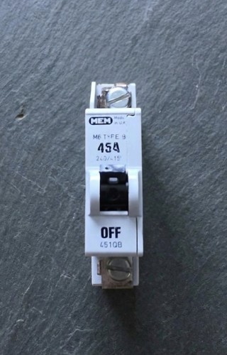 Mem tybe amp mcb curcuit - 45,