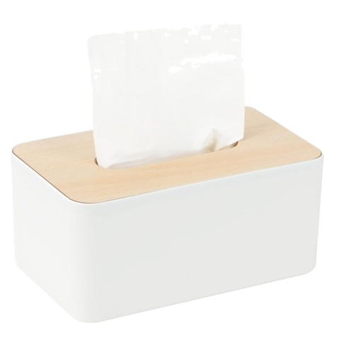 White plastic bamboo - , top
