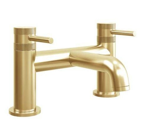 Brass bathroom deck sink - brass,
