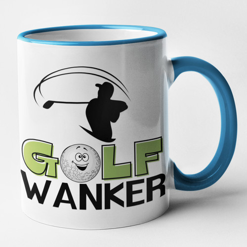 Golf mug wanker - golf,