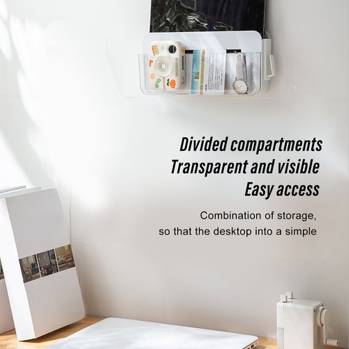Transparent wall mount - mount, remote