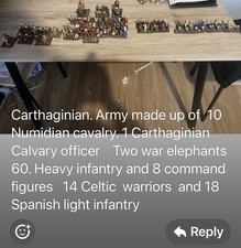 Carthaginian army painted - carthaginian,