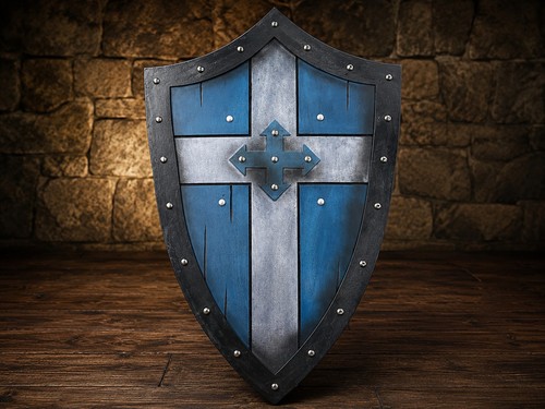 Handmade medieval shield - medieval,