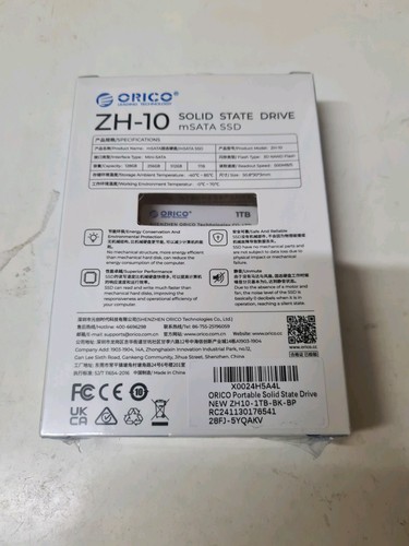 1tb ssd brand new - brand, orico